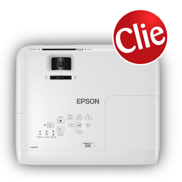 Proyector Epson PowerLite E20 Salas de Clases 3400 Lumenes XGA V11H981020 - Imagen 2