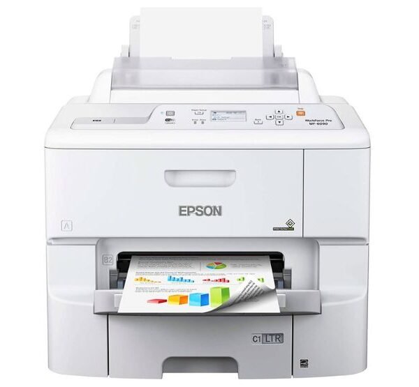 Impresora Epson WorkForce Pro WF-6090 Color, Catridge, 34ppm, A4, Bandeja 500 hojas, Wifi, Ethernet, C11CD47201