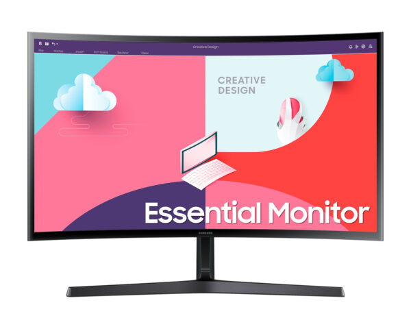 Monitor gamer curvo Samsung Essential S27C36 LCD 27" negro 100V/240V