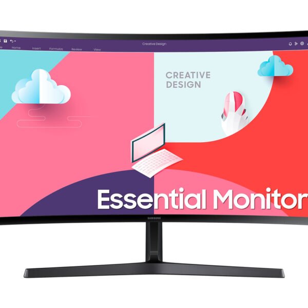 Monitor gamer curvo Samsung Essential S27C36 LCD 27" negro 100V/240V