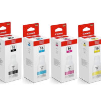 Pack de 4 Tintas Canon GI-16KIT Caja GX7010 GX6010 GX4010 GX5010
