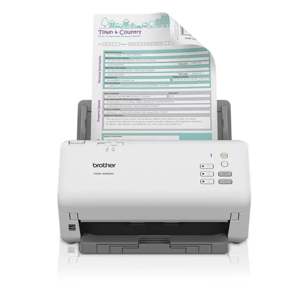 Escaner Brother ADS-4300N Red Dúplex ADF