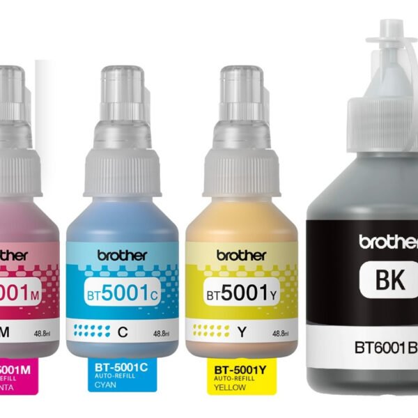 Kit de tintas Brother Bt6001bk / Bt5001 Color 4 Colores 4 Unidades