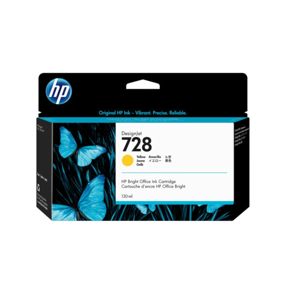 Tinta HP 728 Yellow 130ml F9J65A