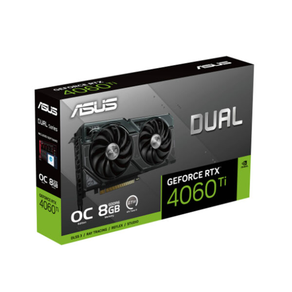 Tarjeta Video Asus DUAL-RTX4060TI-O8G