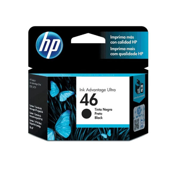 Tinta HP 46 Black CZ637AL