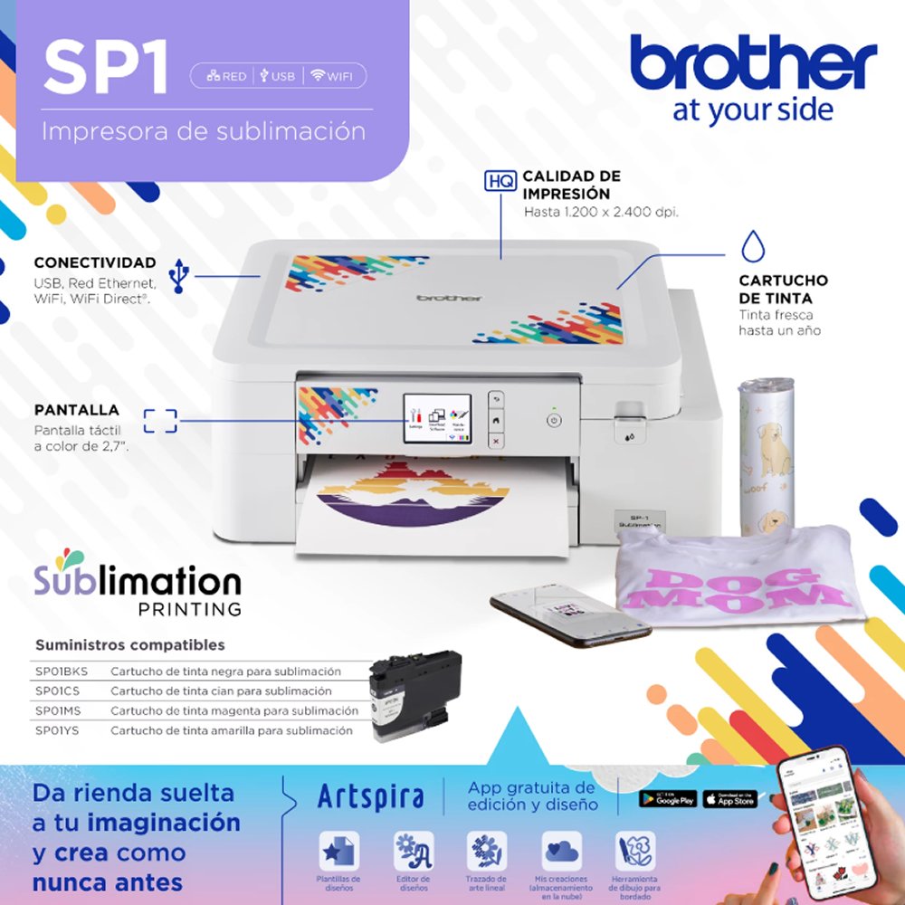 Impresora Sublimacion Brother SP1CL - Imagen 4